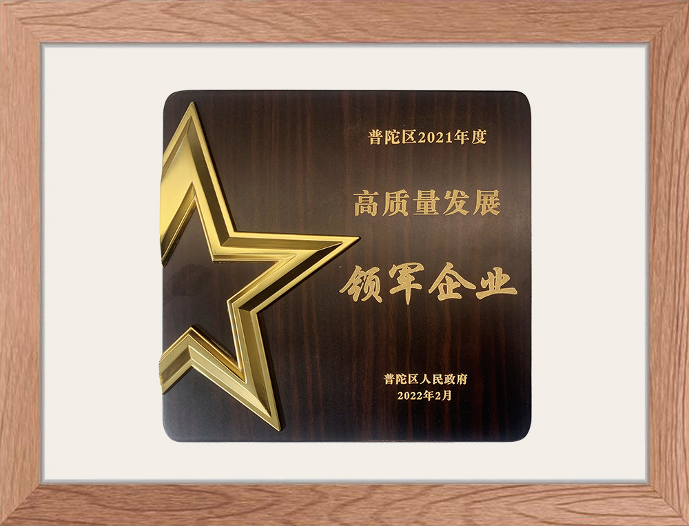普陀區2021高質量發(fā／fà)展領軍企業
